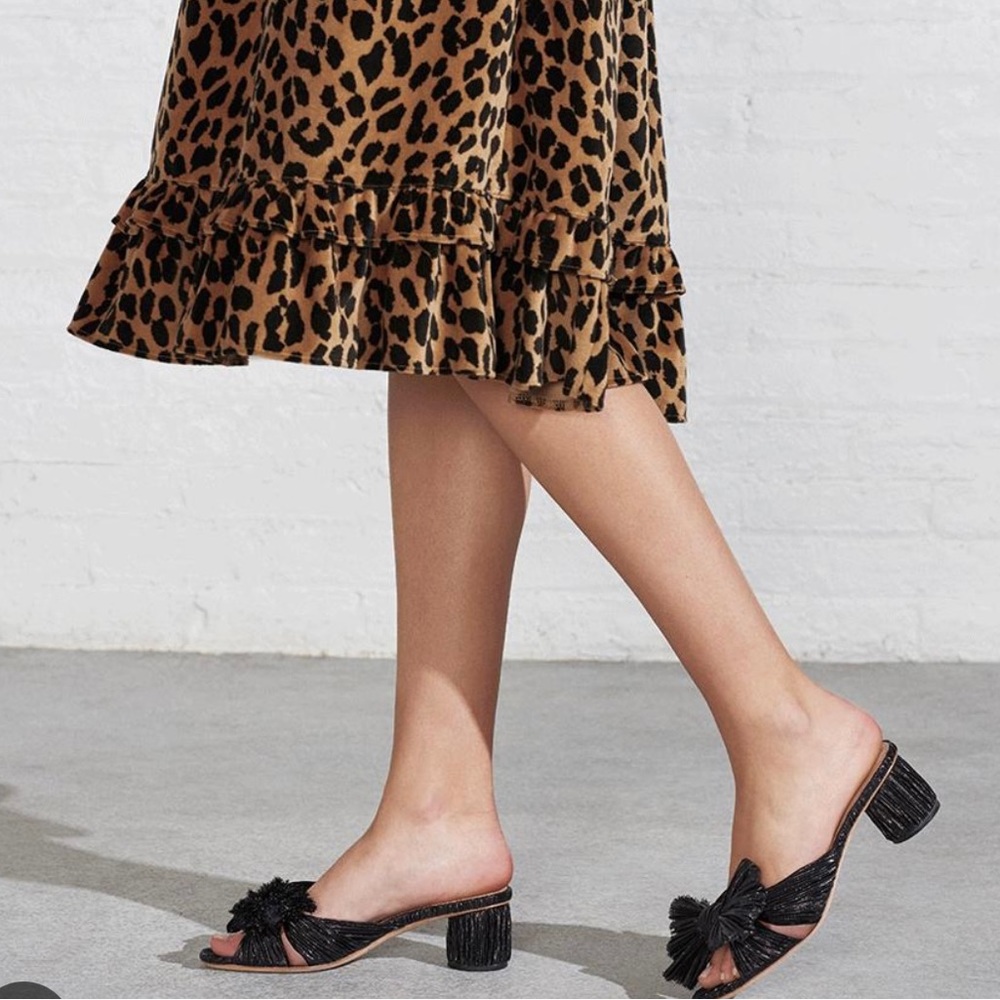 SOLD- Loeffler Randall mules size 7 1/2
